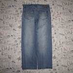 38 -Vintage Y2K 96 North faded baggy 2000s skate denim pants