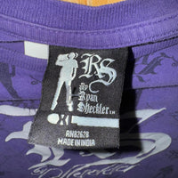XL - Vintage y2k ryan sheckler aop monogram 2000s skate t-shirt